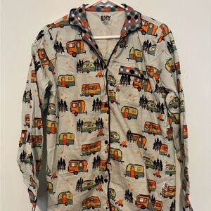 Lazy One Colorful Camper Pajama Top
